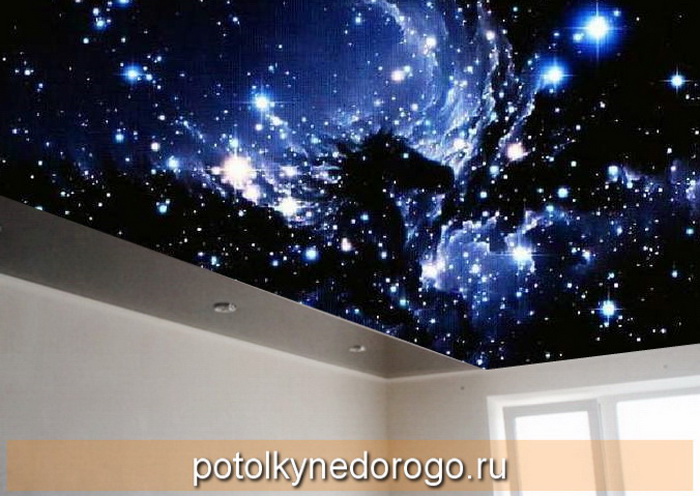 Звездное небо у вас дома - натяжной потолок с изюминкой из оптоволокна