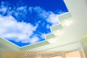 Натяжные потолки 3D фото наших работ