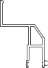 Алюминиевый профиль для парящего потолка (система штапик), (2.0м) арт.2296